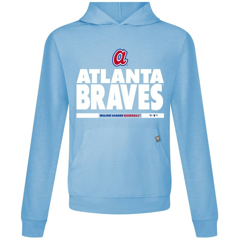 Atlanta Braves Levelwear Relay Center Stage Long Sleeve Hooded T-Shirt discount