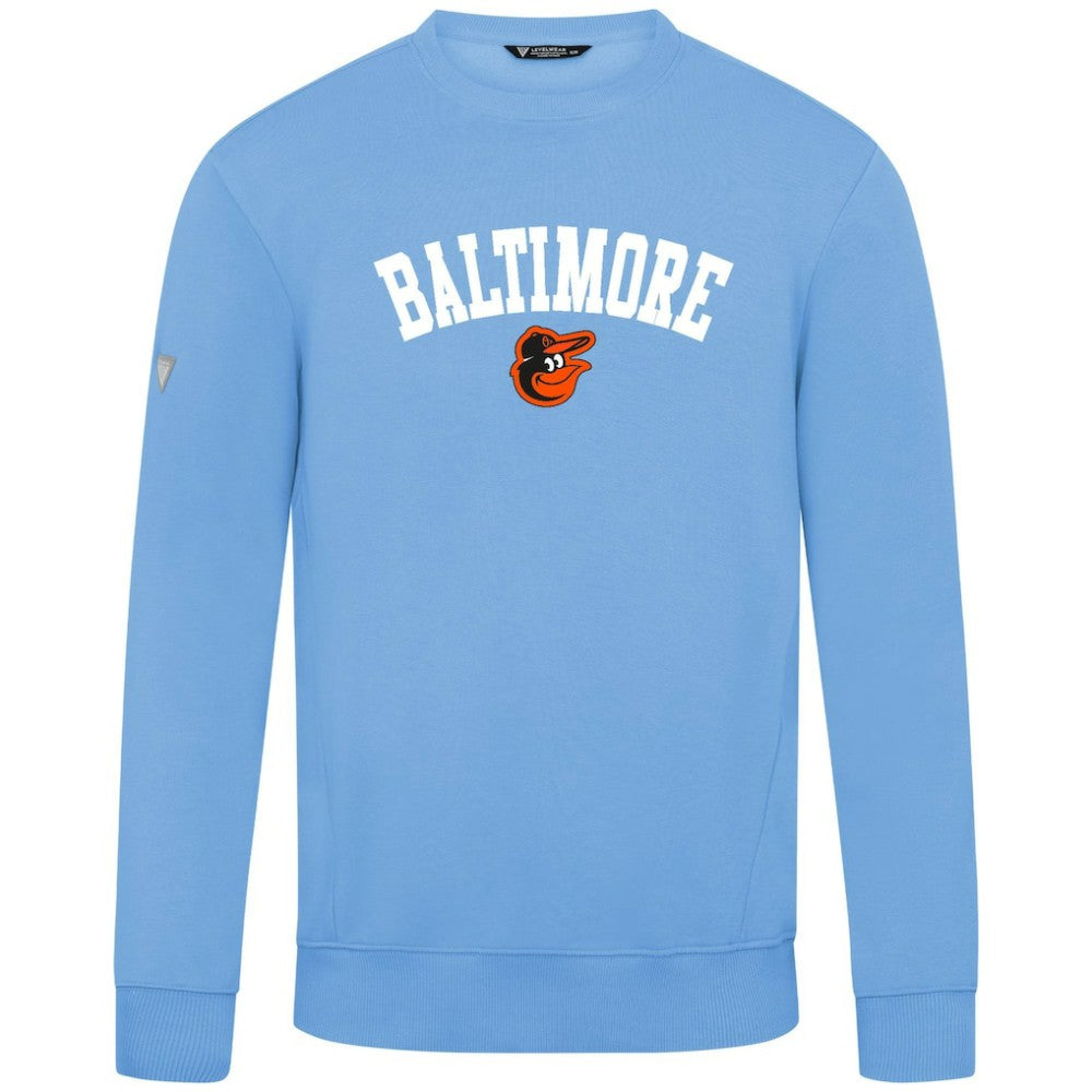 Baltimore Orioles Levelwear Zane Felt Arch Pullover Sweatshirt Online