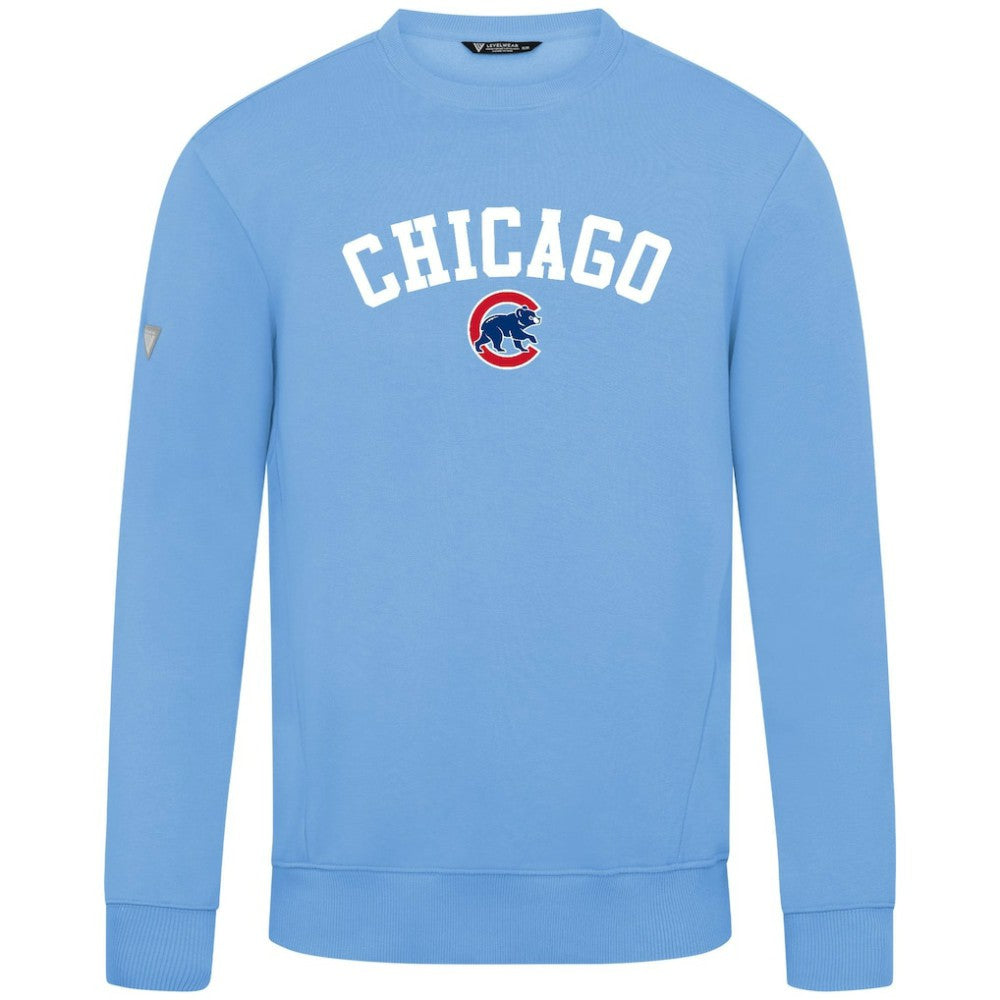 Chicago Cubs Levelwear Zane Felt Arch Pullover Sweatshirt Lifestyle