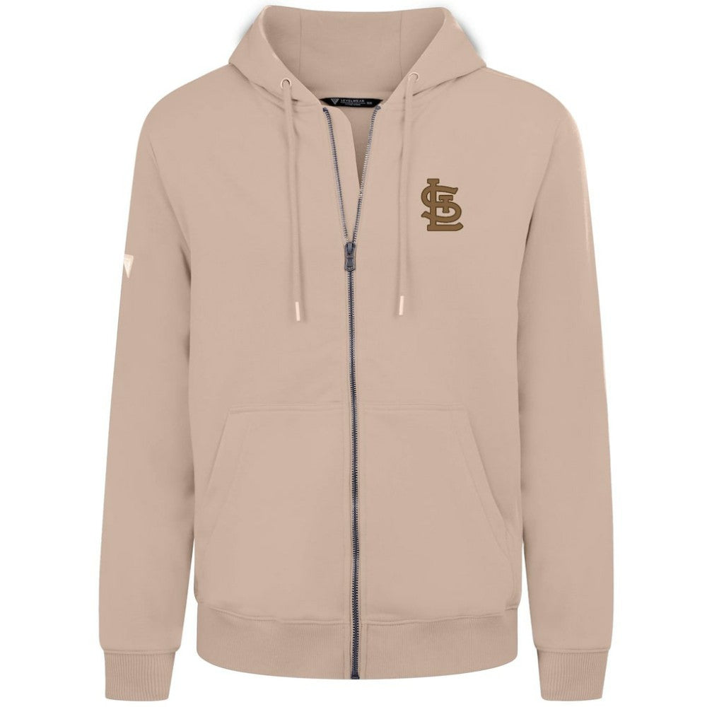 St. Louis Cardinals Levelwear Podium Full-Zip Hoodie Lifestyle
