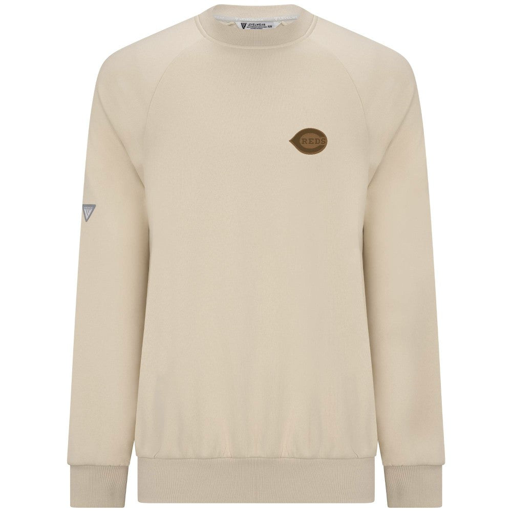Cincinnati Reds Levelwear Connect Logo Sweatshirt Clearance