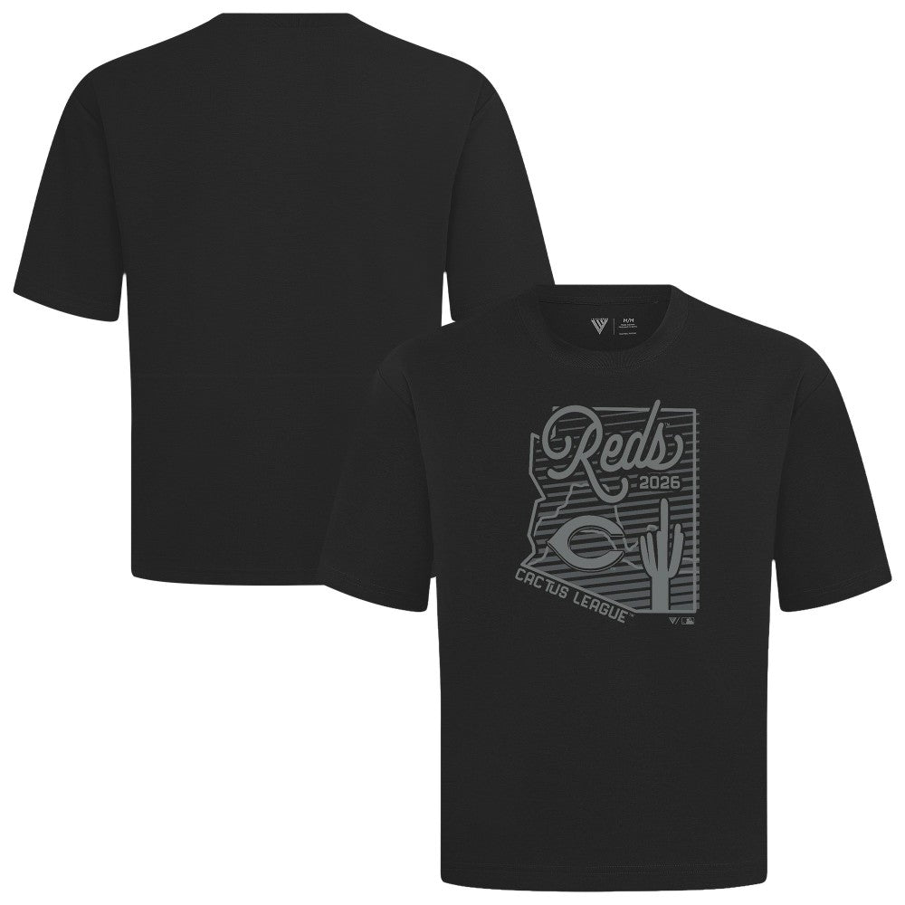 Cincinnati Reds Levelwear Sunrise Luxe Signature Knit T-Shirt On Sale