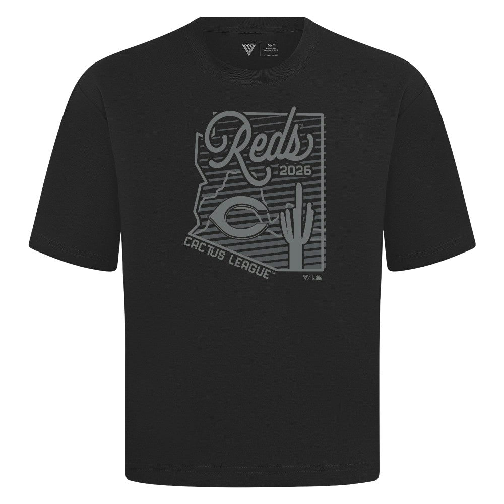 Cincinnati Reds Levelwear Sunrise Luxe Signature Knit T-Shirt On Sale