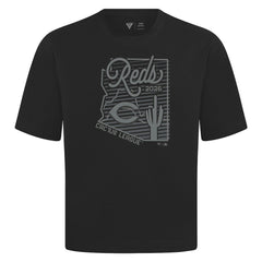 Cincinnati Reds Levelwear Sunrise Luxe Signature Knit T-Shirt On Sale