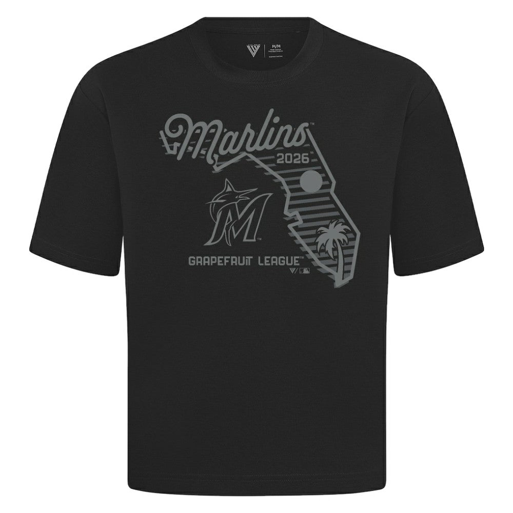 Miami Marlins Levelwear Sunrise Luxe Signature Knit T-Shirt Online