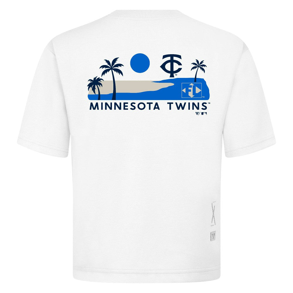 Minnesota Twins Levelwear Panoramic Luxe Signature Knit T-Shirt On Sale