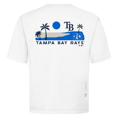 Tampa Bay Rays Levelwear Panoramic Luxe Signature Knit T-Shirt On Sale
