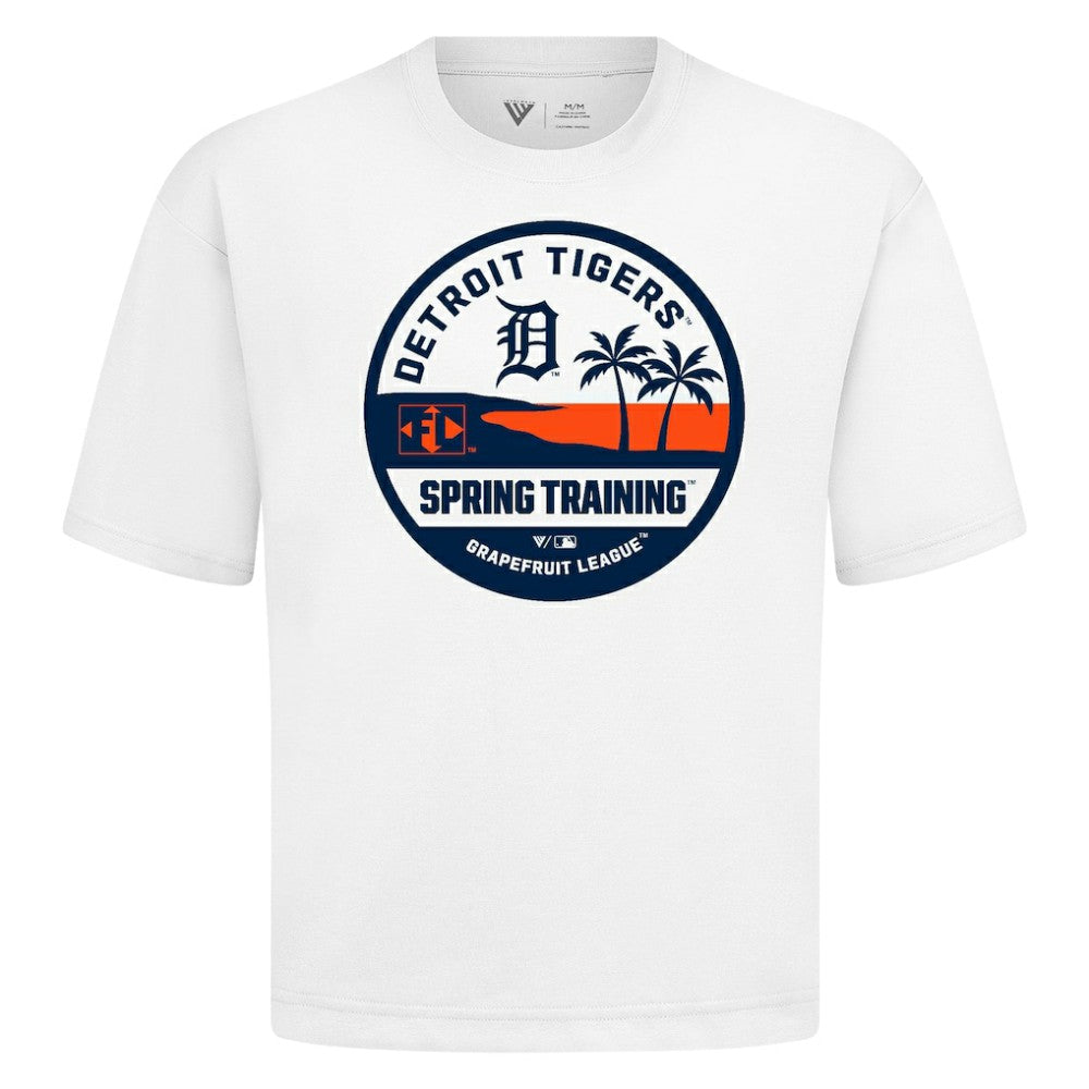 Detroit Tigers Levelwear Spring Training Badge Luxe Signature Knit T-Shirt Online