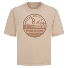Boston Red Sox Levelwear Spring Training Badge Luxe Signature Knit T-Shirt for sale