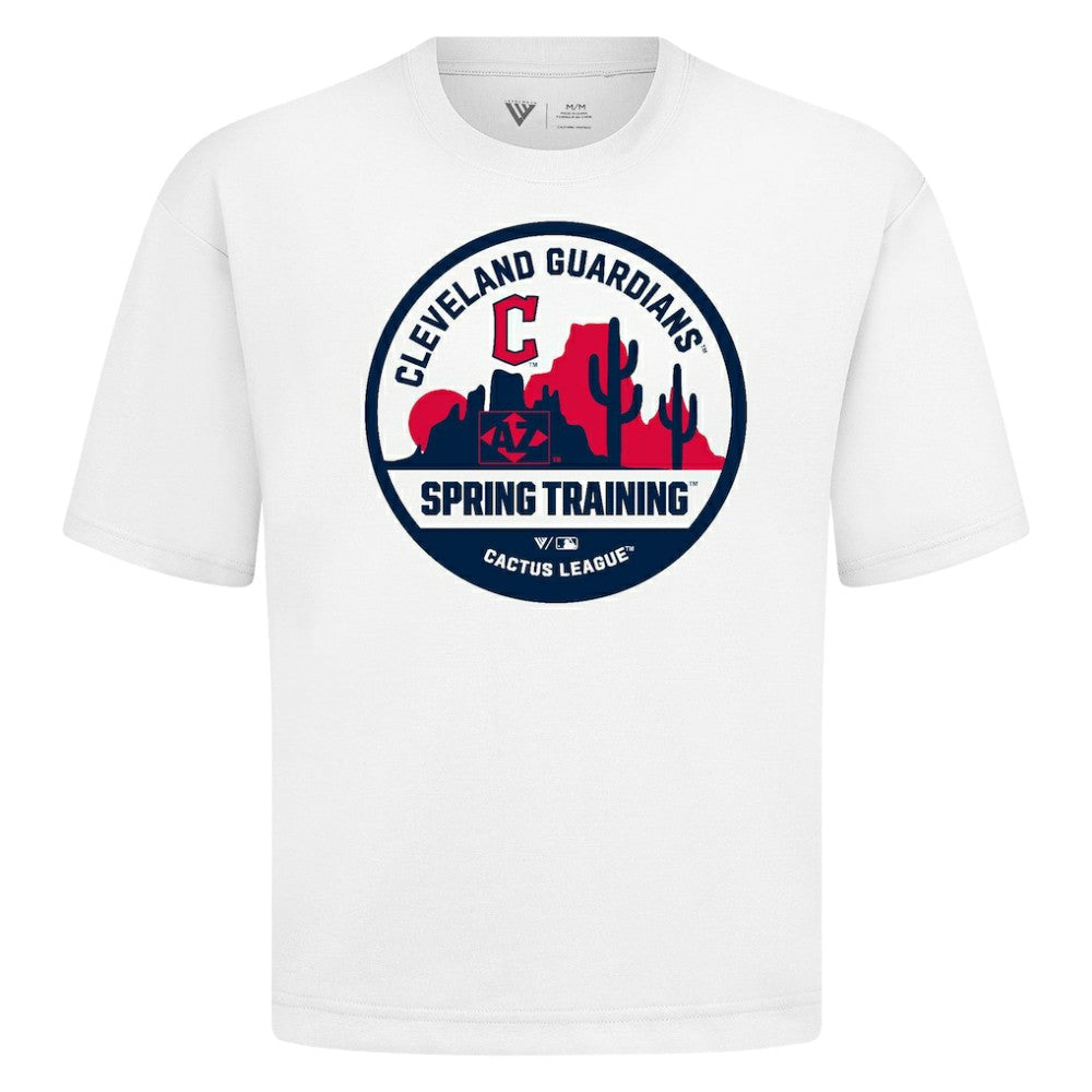 Cleveland Guardians Levelwear Spring Training Badge Luxe Signature Knit T-Shirt Lifestyle
