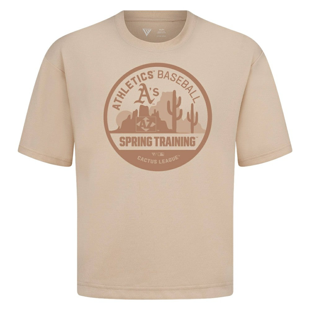 Athletics Levelwear Spring Training Badge Luxe Signature Knit T-Shirt discount