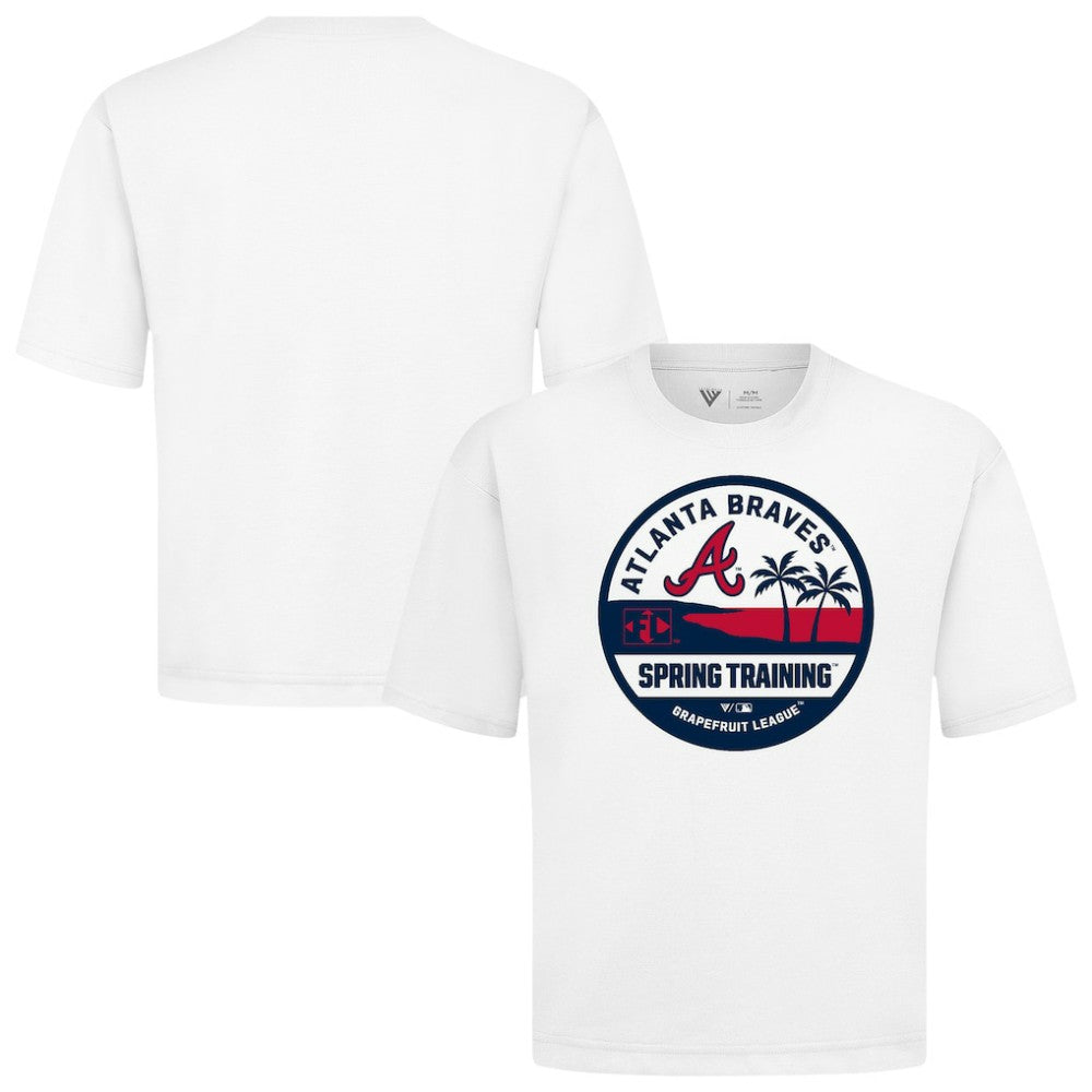 Atlanta Braves Levelwear Spring Training Badge Luxe Signature Knit T-Shirt Clearance