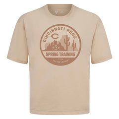 Cincinnati Reds Levelwear Spring Training Badge Luxe Signature Knit T-Shirt Near Me