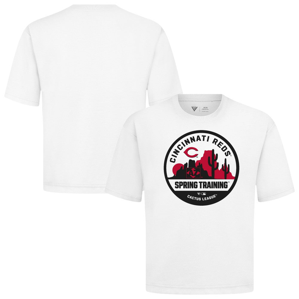 Cincinnati Reds Levelwear Spring Training Badge Luxe Signature Knit T-Shirt discount