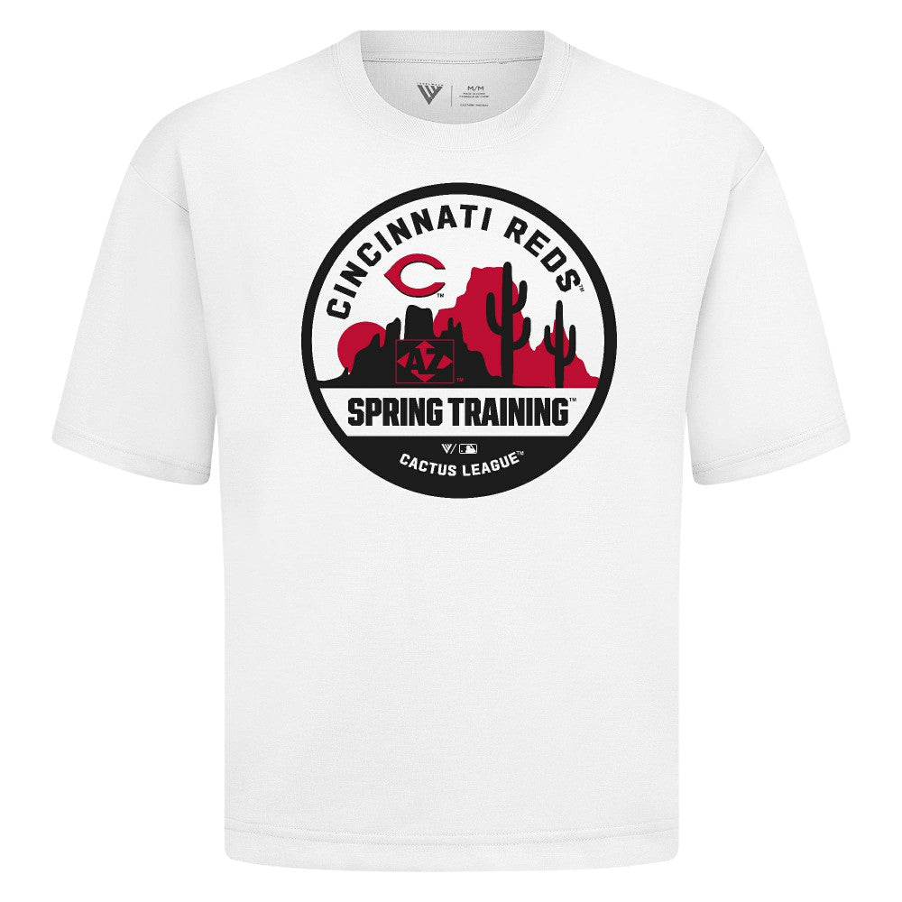 Cincinnati Reds Levelwear Spring Training Badge Luxe Signature Knit T-Shirt discount