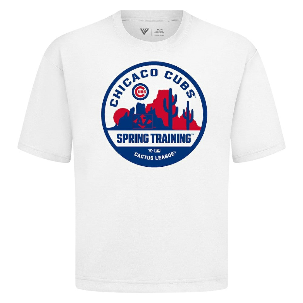 Chicago Cubs Levelwear Spring Training Badge Luxe Signature Knit T-Shirt Near Me