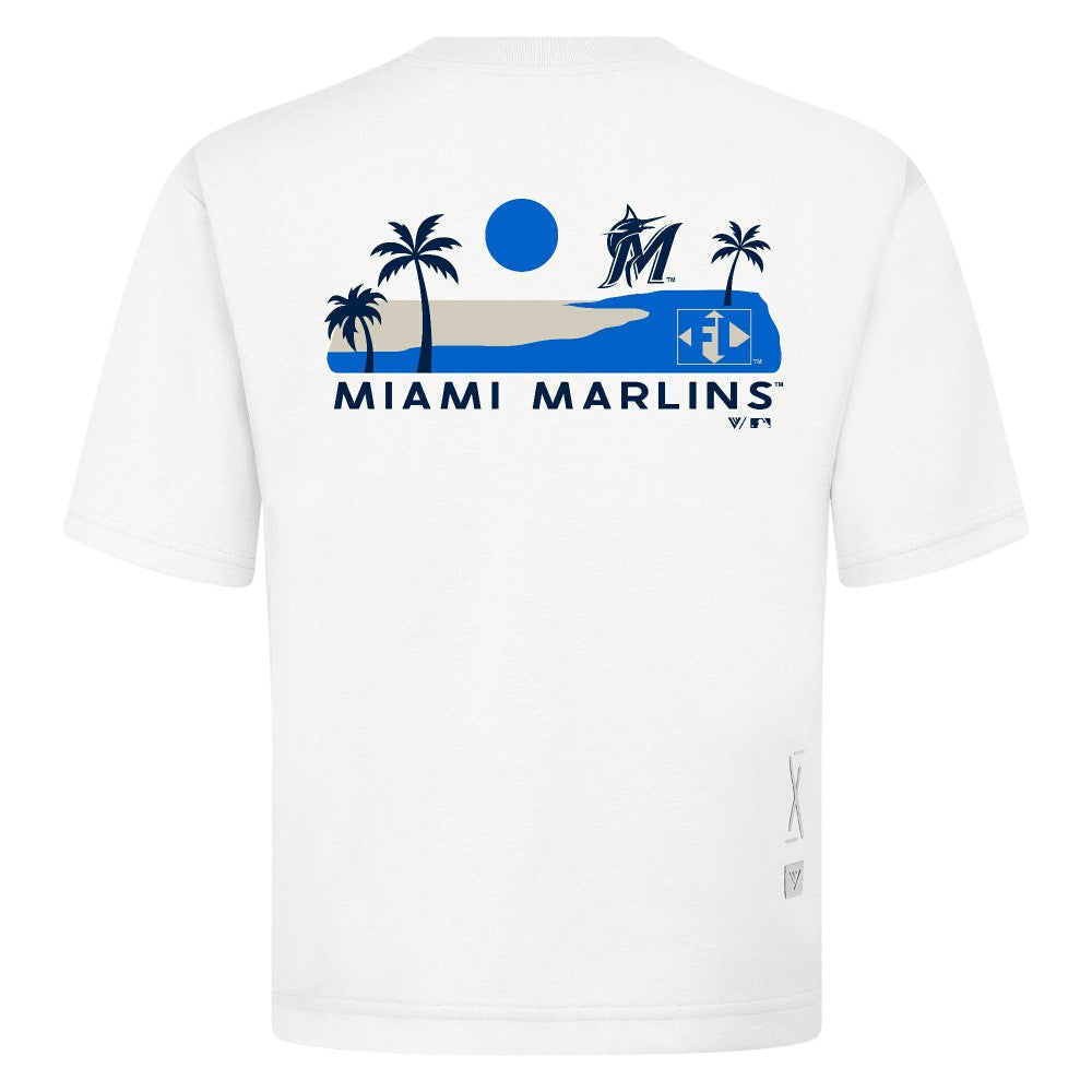 Miami Marlins Levelwear  Luxe Signature Knit T-Shirt Clearance