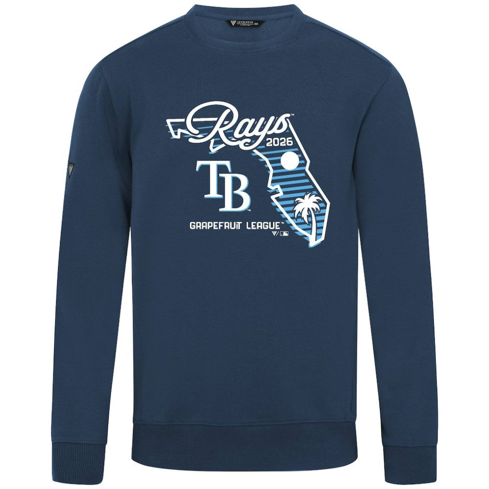 Tampa Bay Rays Levelwear Zane Sunrise Sweatshirt On Sale