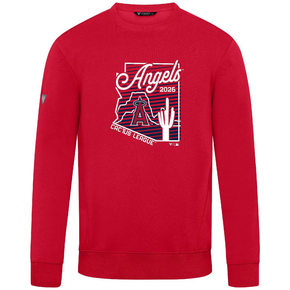 Los Angeles Angels Levelwear Zane Sunrise Sweatshirt Sale