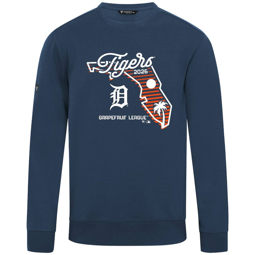 Detroit Tigers Levelwear Zane Sunrise Sweatshirt Lifestyle