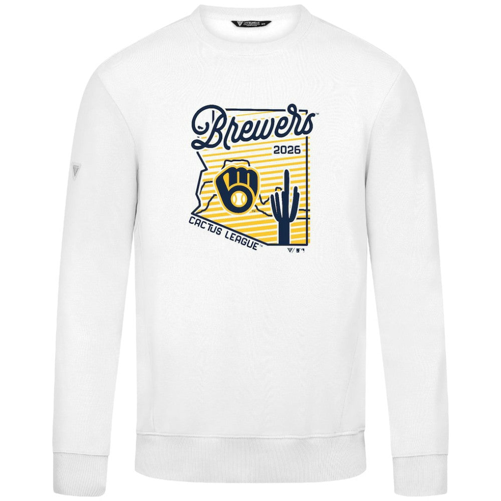 Milwaukee Brewers Levelwear Zane Sunrise Sweatshirt On Sale