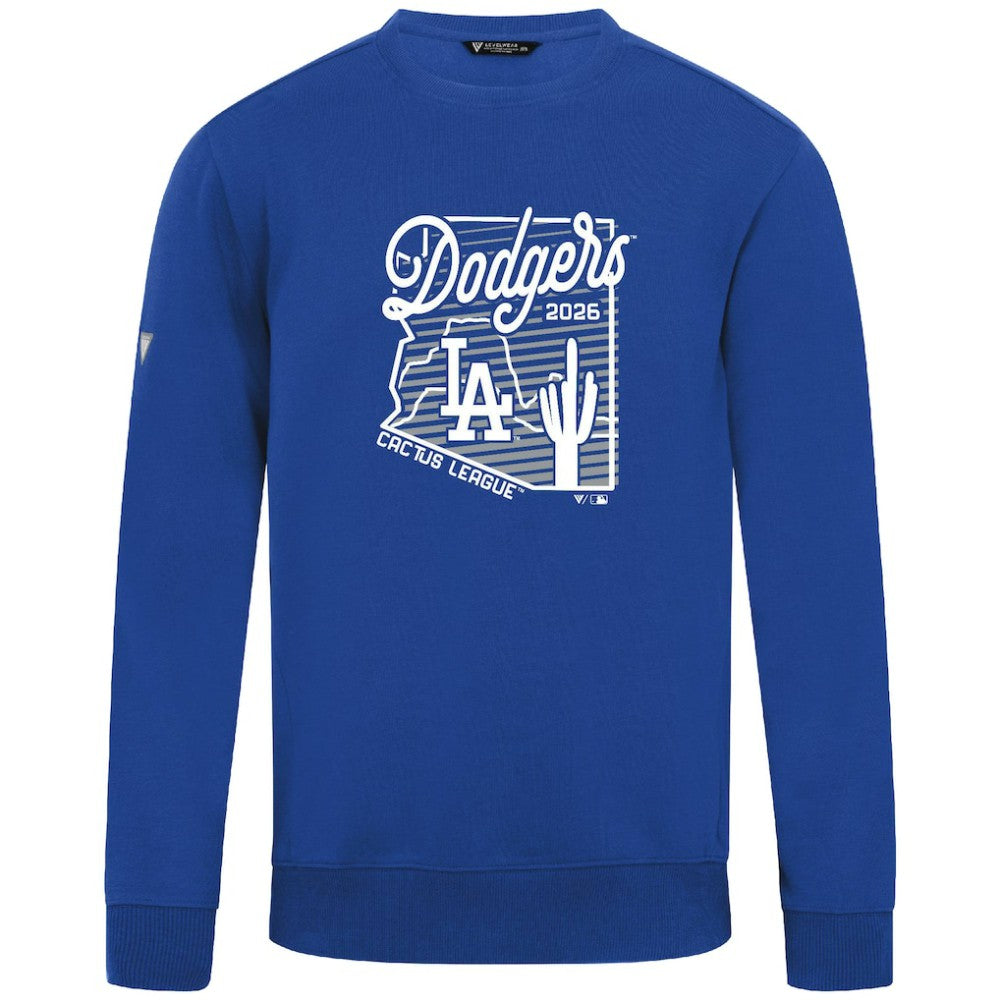 Los Angeles Dodgers Levelwear Zane Sunrise Sweatshirt for sale