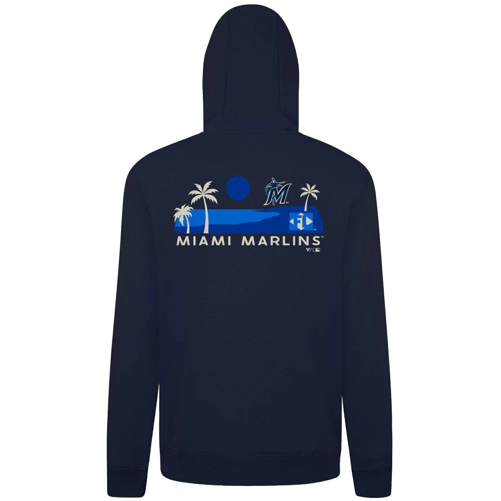 Miami Marlins Levelwear Panoramic Podium Hoodie for sale