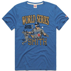 Will Smith Los Angeles Dodgers Homage Unisex 2026 Gold Collection Game Seven Tri-Blend T-Shirt for sale