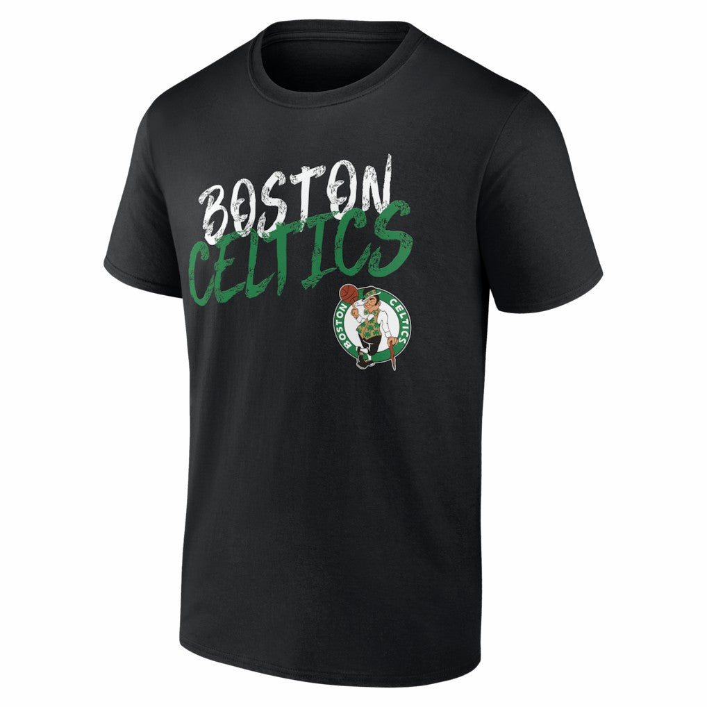 NBA - Boston Celtics Big & Tall Hustle Personalized Name & Number T-Shirt - Black