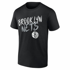NBA - Brooklyn Nets Big & Tall Hustle Personalized Name & Number T-Shirt - Black