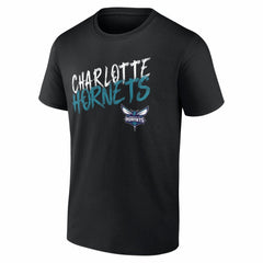 NBA - Charlotte Hornets Big & Tall Hustle Personalized Name & Number T-Shirt - Black