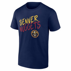NBA - Denver Nuggets Big & Tall Hustle Personalized Name & Number T-Shirt - Navy