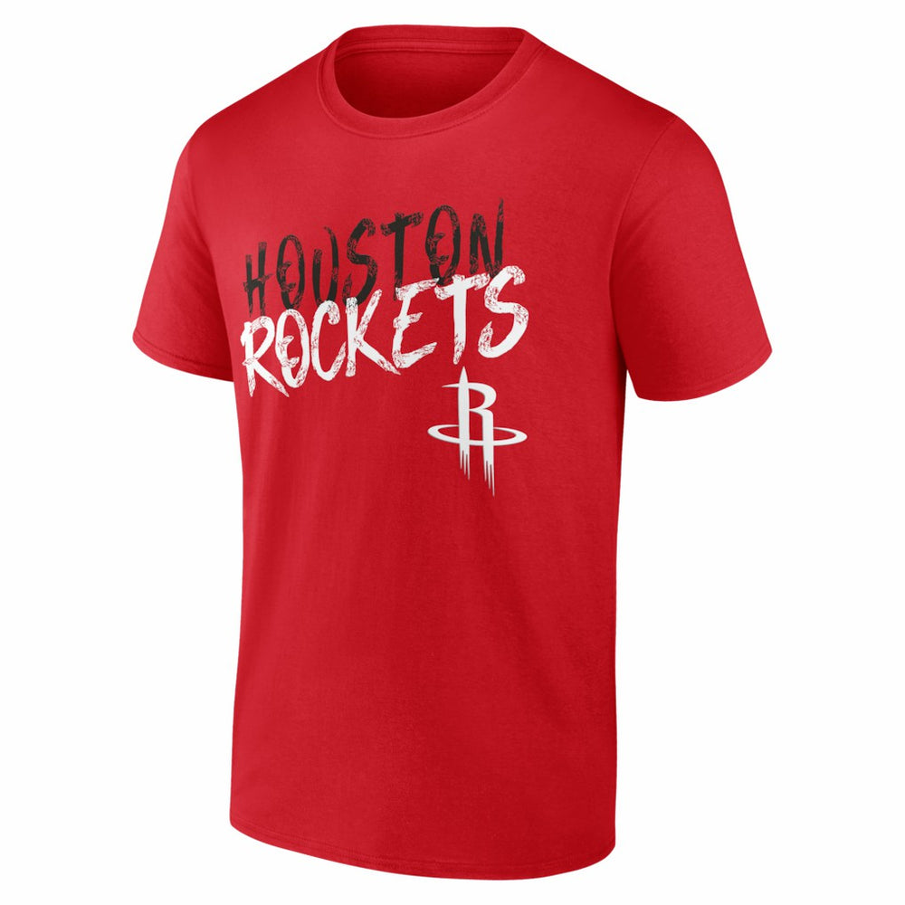 NBA - Houston Rockets Big & Tall Hustle Personalized Name & Number T-Shirt - Red