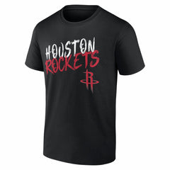 NBA - Houston Rockets Big & Tall Hustle Personalized Name & Number T-Shirt - Black