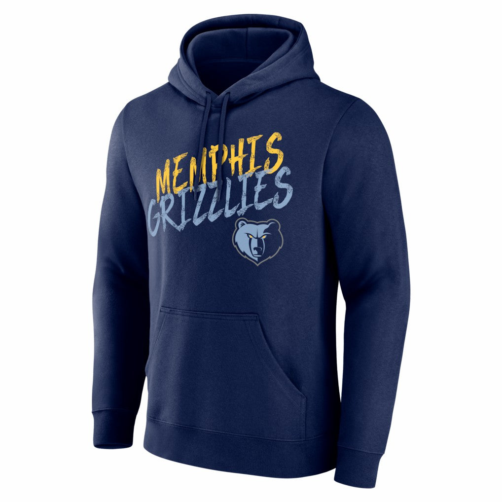 NBA - Memphis Grizzlies Big & Tall Hustle Personalized Name & Number Hoodie - Navy