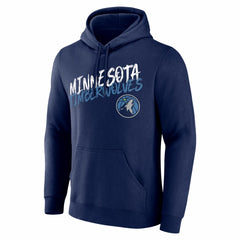 NBA - Minnesota Timberwolves Big & Tall Hustle Personalized Name & Number Hoodie - Navy