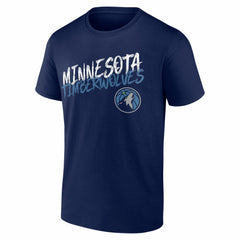NBA - Minnesota Timberwolves Big & Tall Hustle Personalized Name & Number T-Shirt - Navy