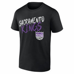 NBA - Sacramento Kings Big & Tall Hustle Personalized Name & Number T-Shirt - Black