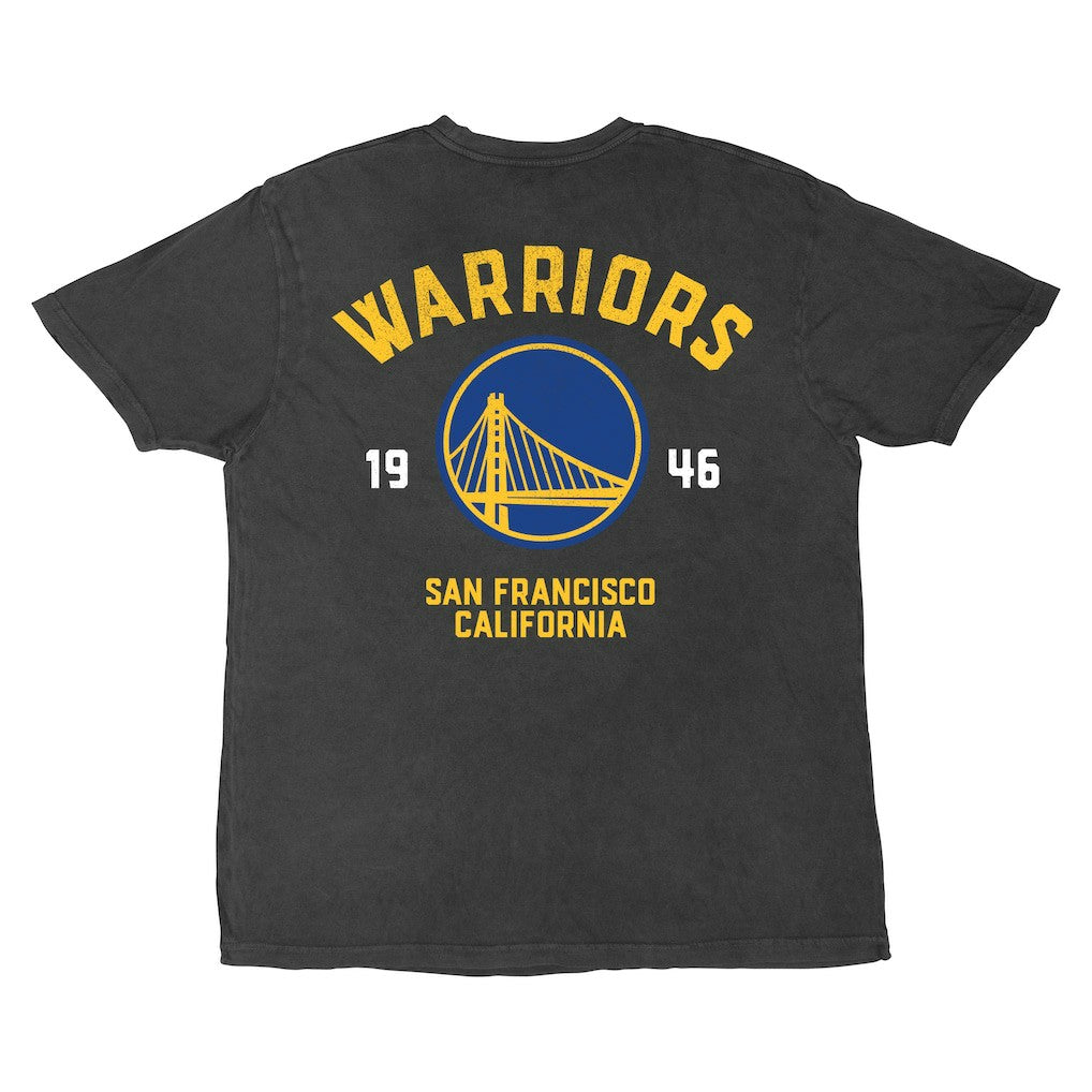 NBA - Golden State Warriors Stadium Essentials Unisex Get Back Vintage T-Shirt - Black