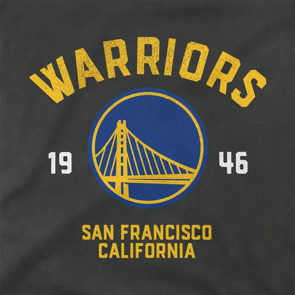 NBA - Golden State Warriors Stadium Essentials Unisex Get Back Vintage T-Shirt - Black