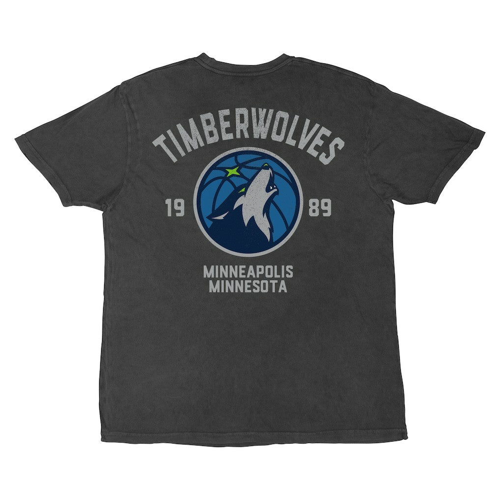 NBA - Minnesota Timberwolves Stadium Essentials Unisex Get Back Vintage T-Shirt - Black