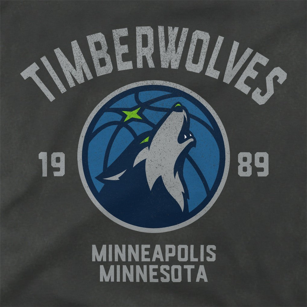 NBA - Minnesota Timberwolves Stadium Essentials Unisex Get Back Vintage T-Shirt - Black