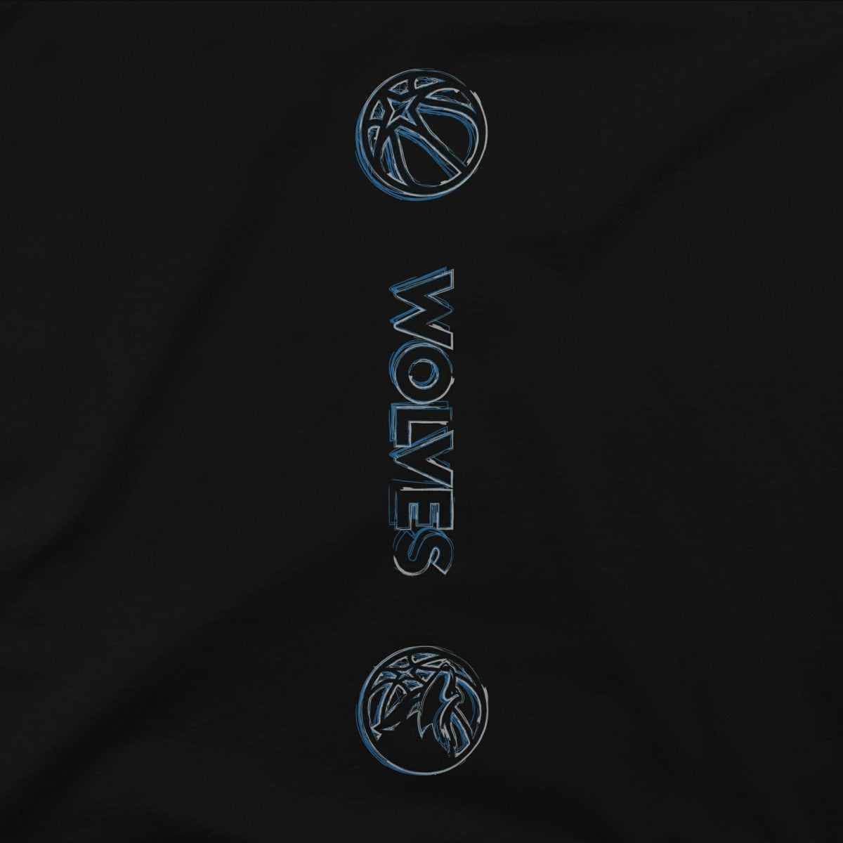 NBA - Minnesota Timberwolves Stadium Essentials Unisex Elementized Ride Hoodie - Black