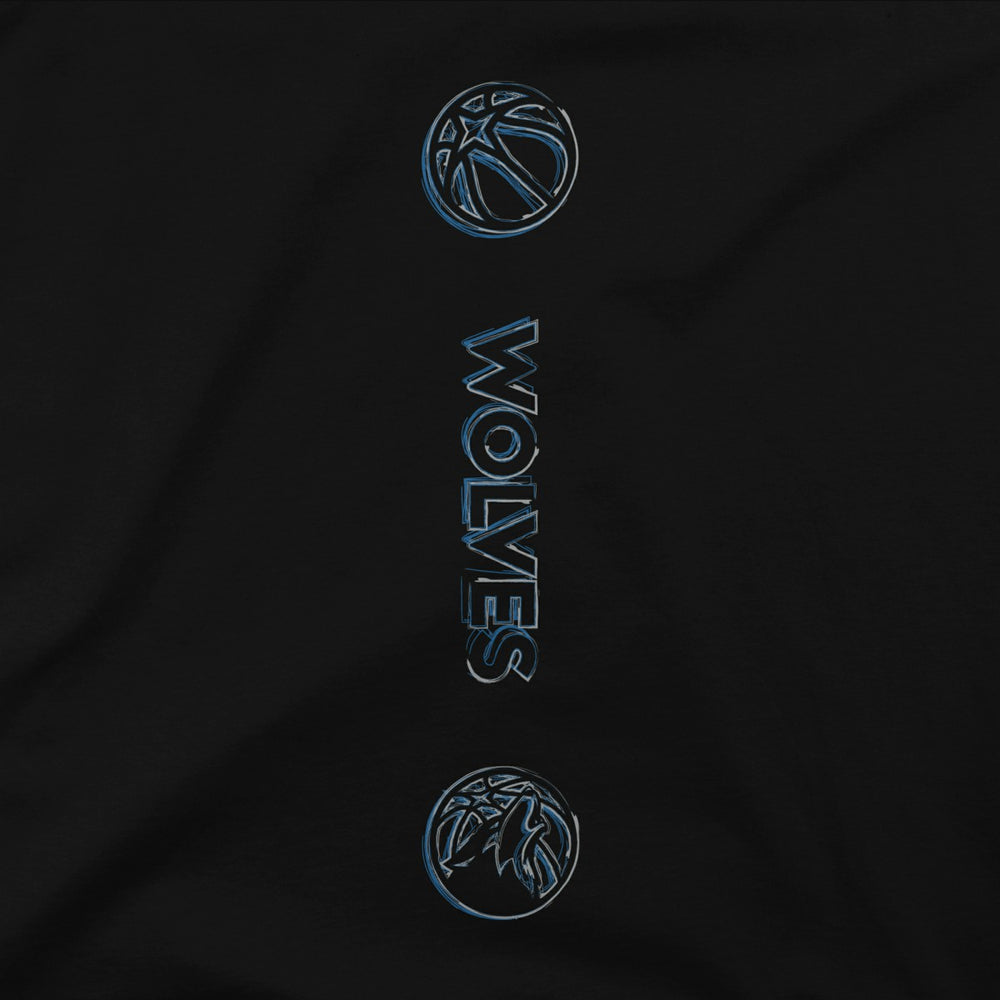 NBA - Minnesota Timberwolves Stadium Essentials Unisex Elementized Ride Hoodie - Black