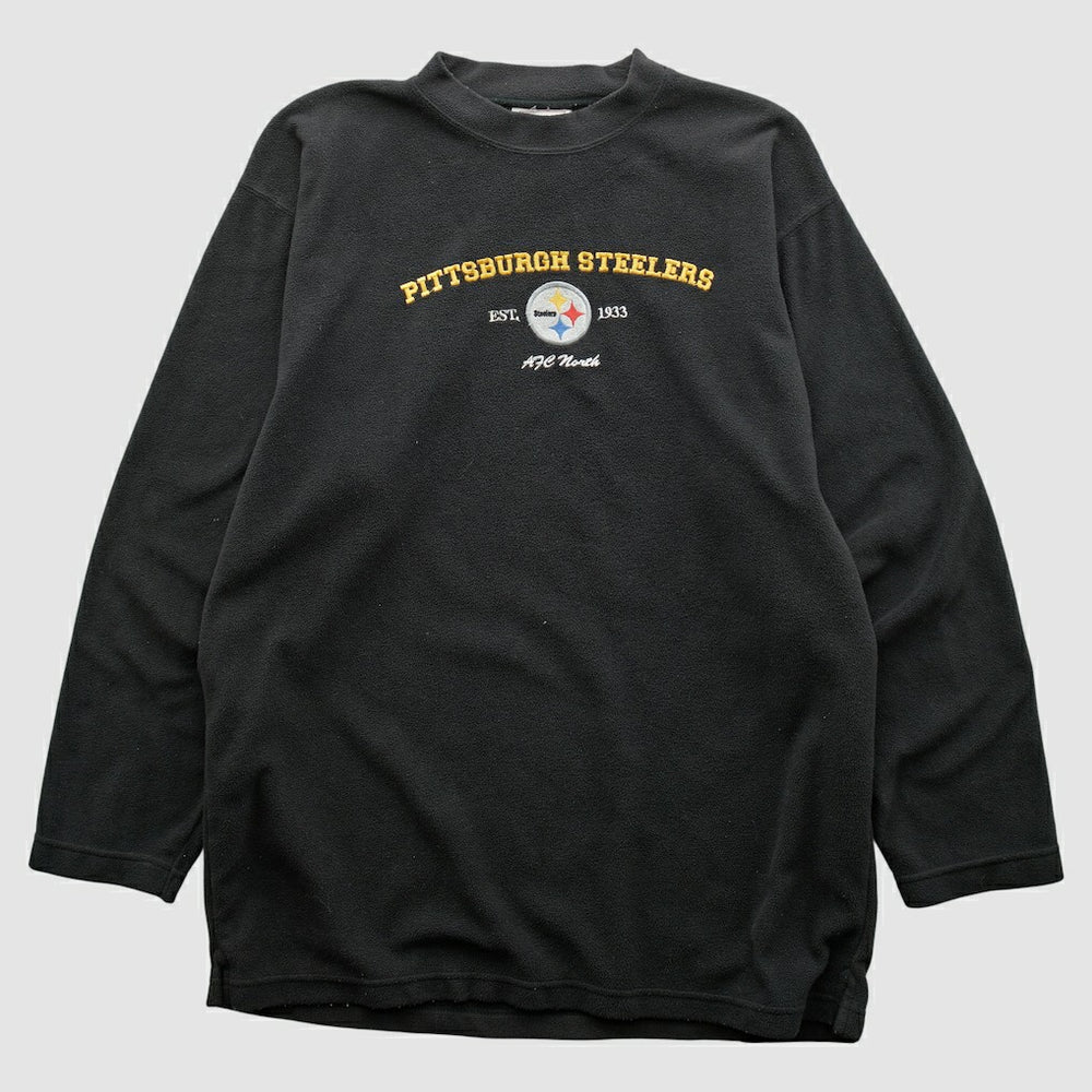 Pittsburgh Steelers NFL 2000s Pullover Sweatshirt Black Vintage - Fanatics