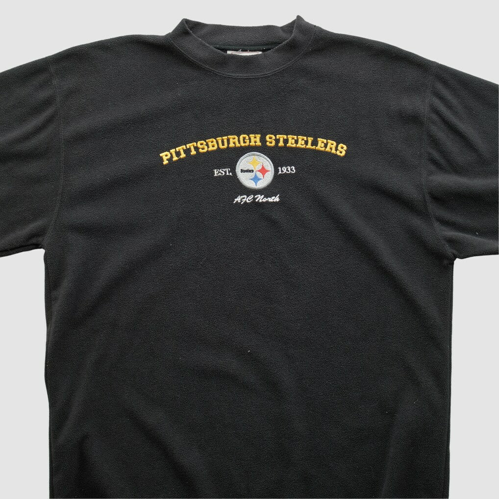Pittsburgh Steelers NFL 2000s Pullover Sweatshirt Black Vintage - Fanatics