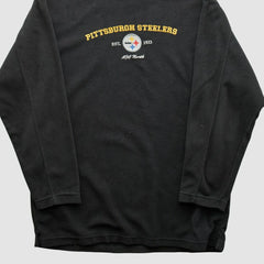 Pittsburgh Steelers NFL 2000s Pullover Sweatshirt Black Vintage - Fanatics