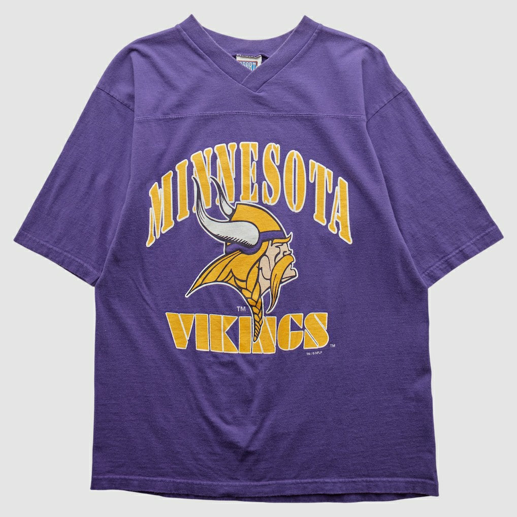 Minnesota Vikings Sport Attack 90s T-shirt Purple Vintage - Fanatics