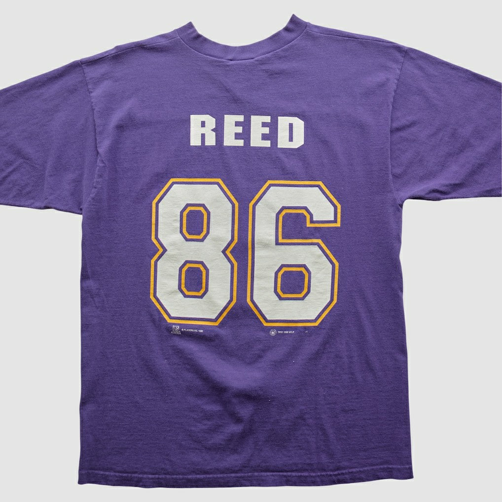 Minnesota Vikings Sport Attack 90s T-shirt Purple Vintage - Fanatics