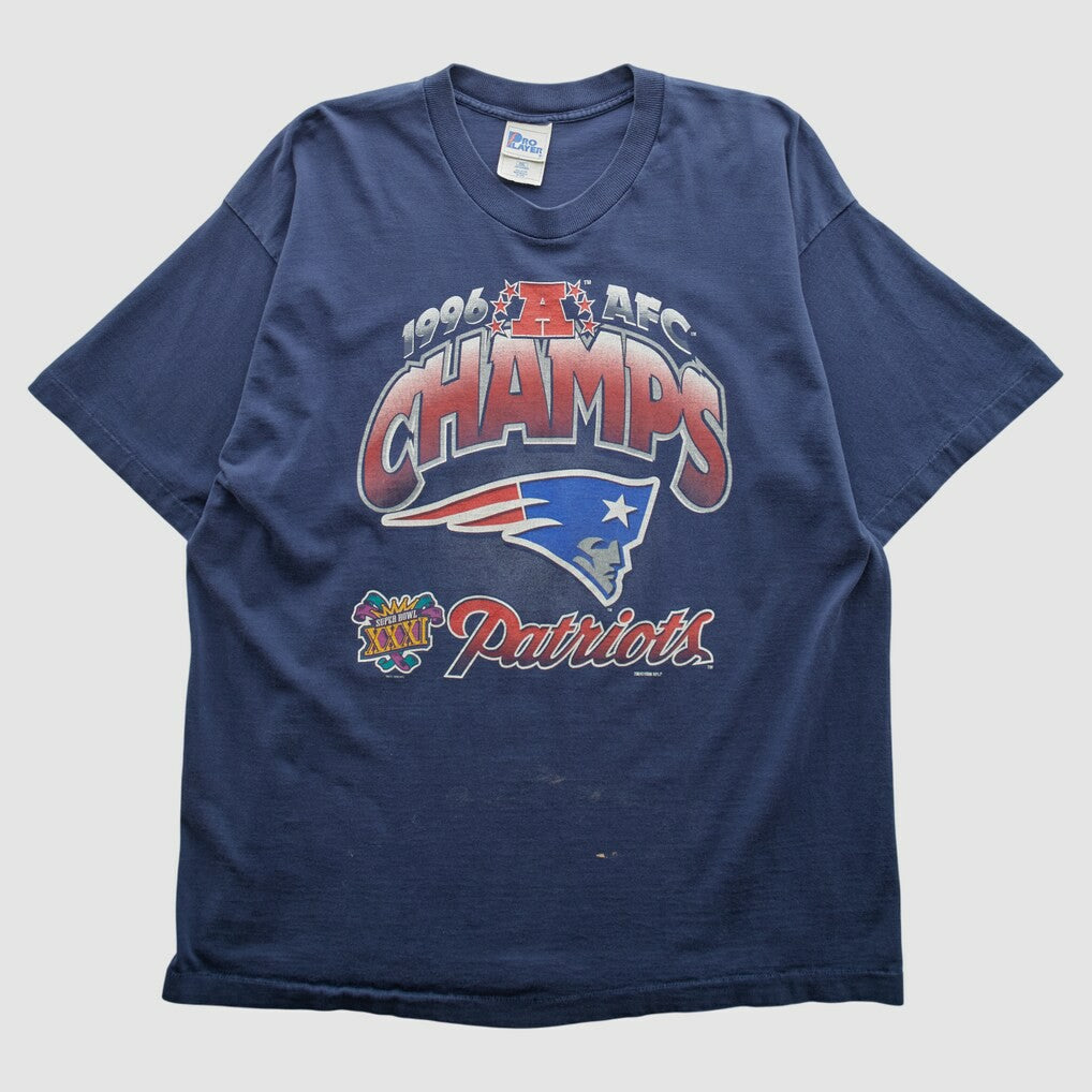 New England Patriots Pro Player 1996 T-shirt Navy Vintage - Fanatics